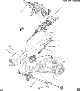 Lenksäulenschaft Unten - Columnshaft Lower  